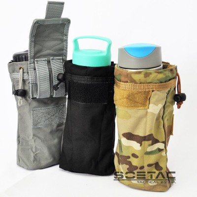 Foldable Water Bottle Pouch  - Multicam Black [Soetac]