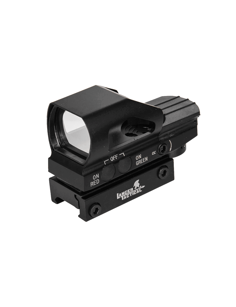 Red & Green Dot Reflex Sight 4 Reticles [Lancer Tactical]