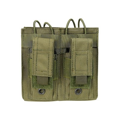 5.56/9mm Open Top Double Magazine Combo Pouch - OD [Big Foot]
