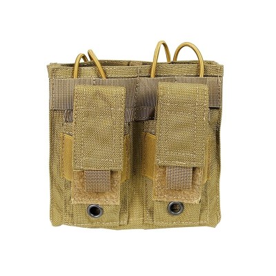 5.56/9mm Open Top Double Magazine Combo Pouch - TAN [Big Foot]