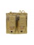 5.56/9mm Open Top Double Magazine Combo Pouch - TAN [Big Foot]