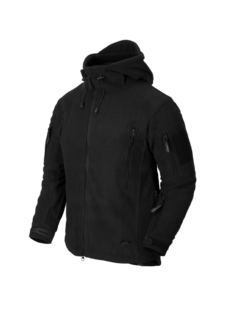 PATRIOT Jacket - Double Fleece 390g - Black [Helikon-Tex]