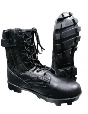 Tactical Jungle Boots with Zipper - Black [LF]