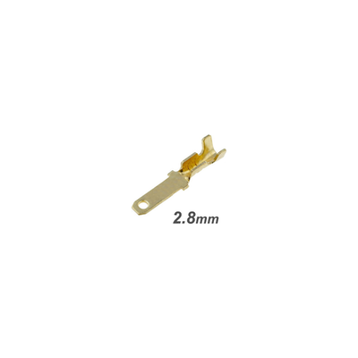 Non-insulated Single Male Terminal (0.5 - 1mm²) 2.8mm - Pack 10
