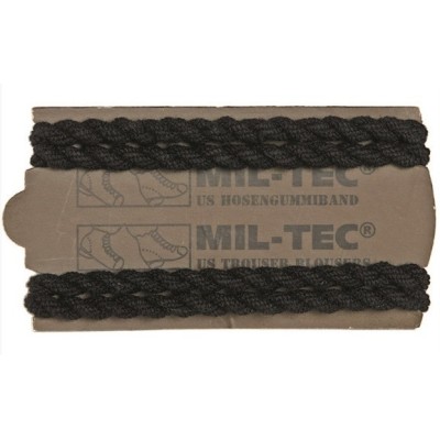 Elastic Trouser Twisters - Black [Mil-Tec]