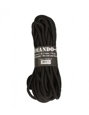 Commando Rope 7mm Roll 15m - Black [Mil-Tec]