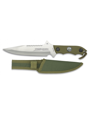 Survival Knife Horizon Satin 17.2 Green - 32104 [Albainox]