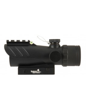 Acog Style Red Dot with Top Rail - Preto [Lancer Tactical]