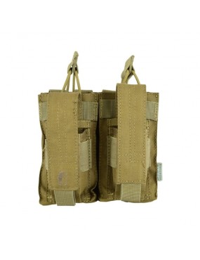 AK/9mm Double Open Top Mag Pouch - Coyote [Shadow]
