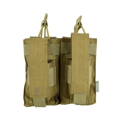 AK/9mm Double Open Top Mag Pouch - Coyote [Shadow]