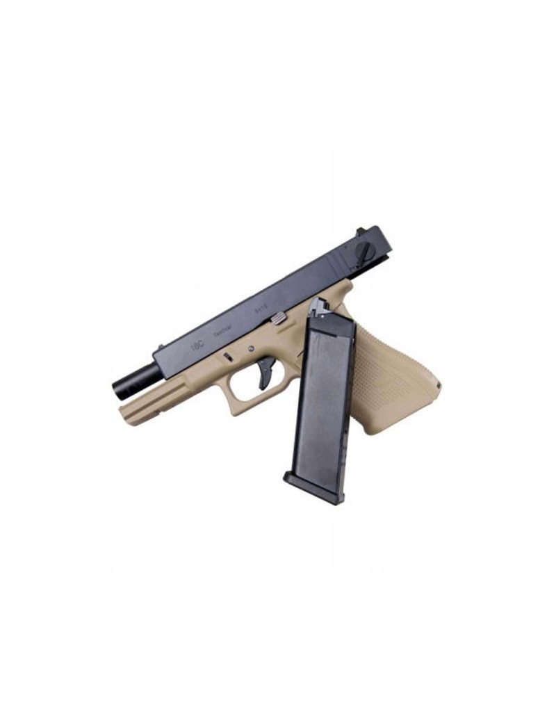 Glock 18C Gen.3 - TAN/Black [WE]