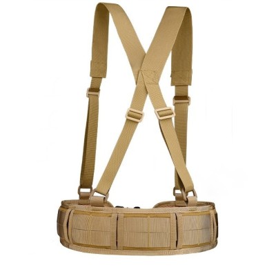 Cinturão Molle System com Suspensórios - Khaki [LF]