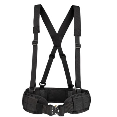 Cinturão Molle System com Suspensórios - Preto [LF]