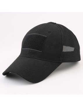 Mesh Baseball Cap - Black [LF]