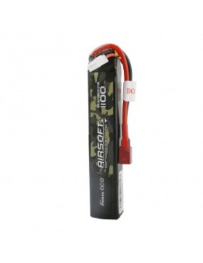 Bateria Li-Po 1100mAh 11.1V 25C Stick - T-Plug [Gens Ace]