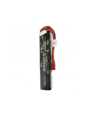 Bateria Li-Po 1100mAh 11.1V 25C Stick - T-Plug [Gens Ace]