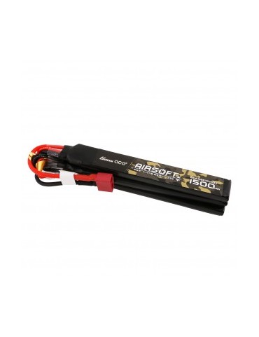 Bateria Li-Po 1500mAh 11,1V 25C Nunchuck(3x) - T-Plug [Gens Ace]