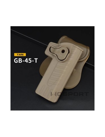Quick Pull Holster for Hi-Capa - TAN [WoSport]