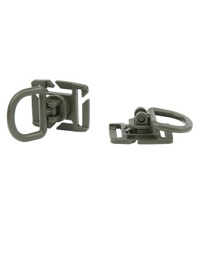 Molle D Ring - Pack 2 Green [101 INC]