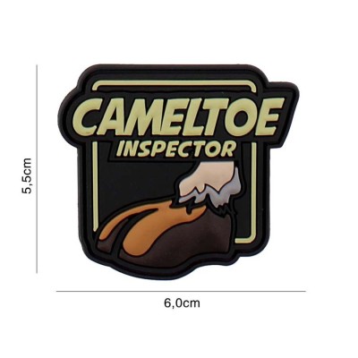 Patch 3D PVC Cameltoe Inspector - Black