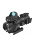 Visor Rhino 4x32 c/ Micro Red Dot - Preto [Theta Optics]