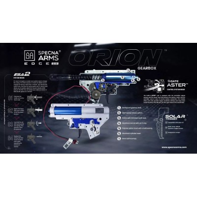 AEG RRA SA-E03 EDGE 2.0™GATE ASTER carbine - Preta [Specna Arms]