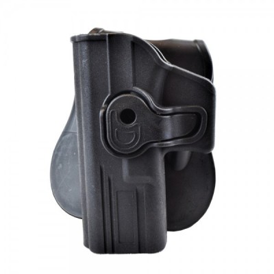 Quick Pull Holster for Left-Handed Glock Series - Preto [WoSport]