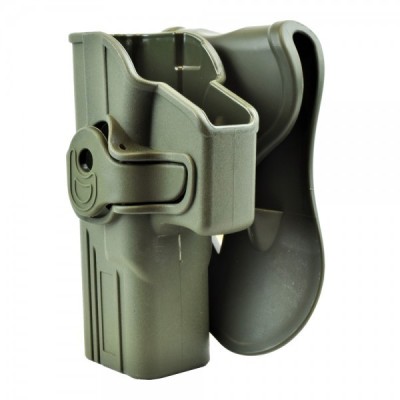Quick Pull Holster for Left-Handed Glock Series - Verde [WoSport]