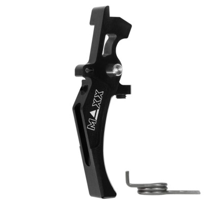 CNC Aluminium Advanced Speed Trigger - Style D Black [Maxx Model]