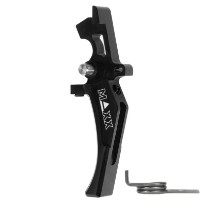 CNC Aluminium Advanced Speed Trigger - Style D Black [Maxx Model]