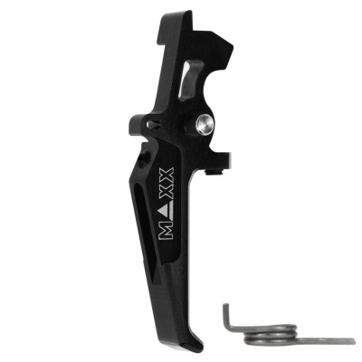 CNC Aluminium Advanced Speed Trigger - Style E Black [Maxx Model]