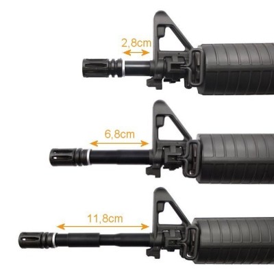 External Barrel Extension - 2.8cm [AirsoftPro]