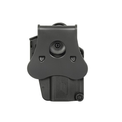 Lefthanded Per-Fit Holster for more than 80 handgun models - Preto [Amomax]