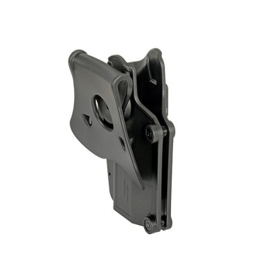 Lefthanded Per-Fit Holster for more than 80 handgun models - Black [Amomax]