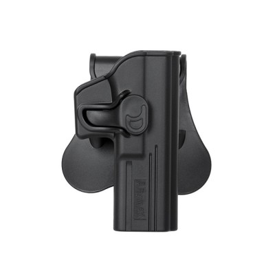 Polymer Holster Left AM-GAGL - Glock Airsoft - Black [Amomax]