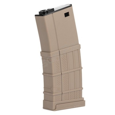 Mid-Cap 130rds PolyMag Magazine for M4 AEG - TAN [ACM]