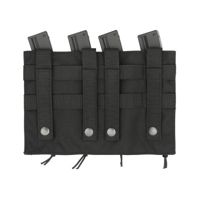 MOLLE Speed Quad MP5/SMG Magazine Pouch - Black [8FIELDS]