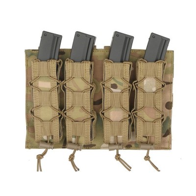 MOLLE Speed Quad MP5/SMG Magazine Pouch - CP Camo [8FIELDS]