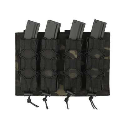 MOLLE Speed Quad MP5/SMG Magazine Pouch - CP Black [8FIELDS]