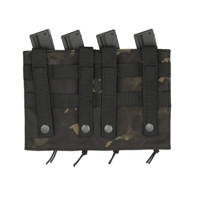 MOLLE Speed Quad MP5/SMG Magazine Pouch - CP Black [8FIELDS]
