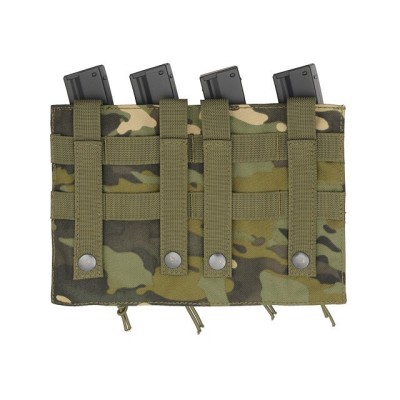 MOLLE Speed Quad MP5/SMG Magazine Pouch - CP Green [8FIELDS]