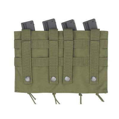 MOLLE Speed Quad MP5/SMG Magazine Pouch - OD [8FIELDS]