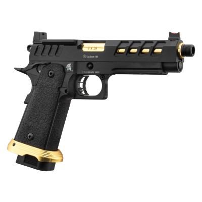 GBB Hi-Capa 5.1 HERACLES + RMR - Black/Gold [Lancer Tactical]