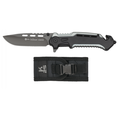 Faca Tactica 8.70cm - Preta/Cinzenta 18765 [K25]