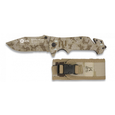 Faca Tactica 9.30cm SIROCO - Desert Camo 19760 [K25]