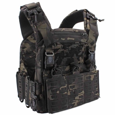 Colete QR Plate Carrier Drake MK5 - Multicam Black [Corso]