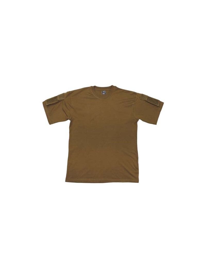 US T-Shirt with sleeve pockets - Coyote TAN [MFH]