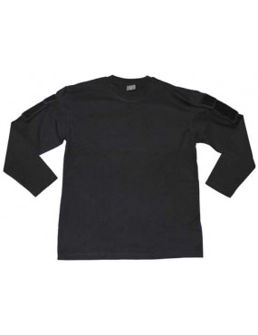US longsleeve-shirt with sleeve pockets - Preto [MFH]