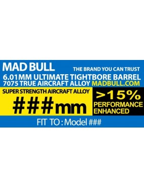 Mad Bull Ultimate 455mm Tight Bore 6.01mm Barrel - AK47