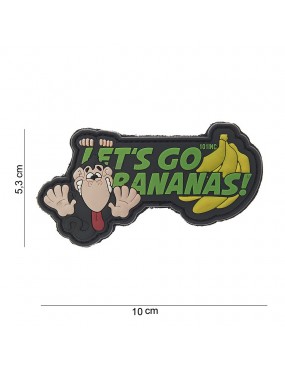 Patch 3D PVC Let´s Go Bananas Colors